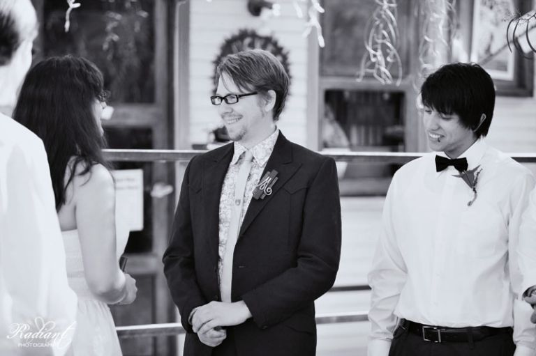 Kazoos, Ninja Turtles, pinwheels, and goblins… Meg and Mark’s wedding